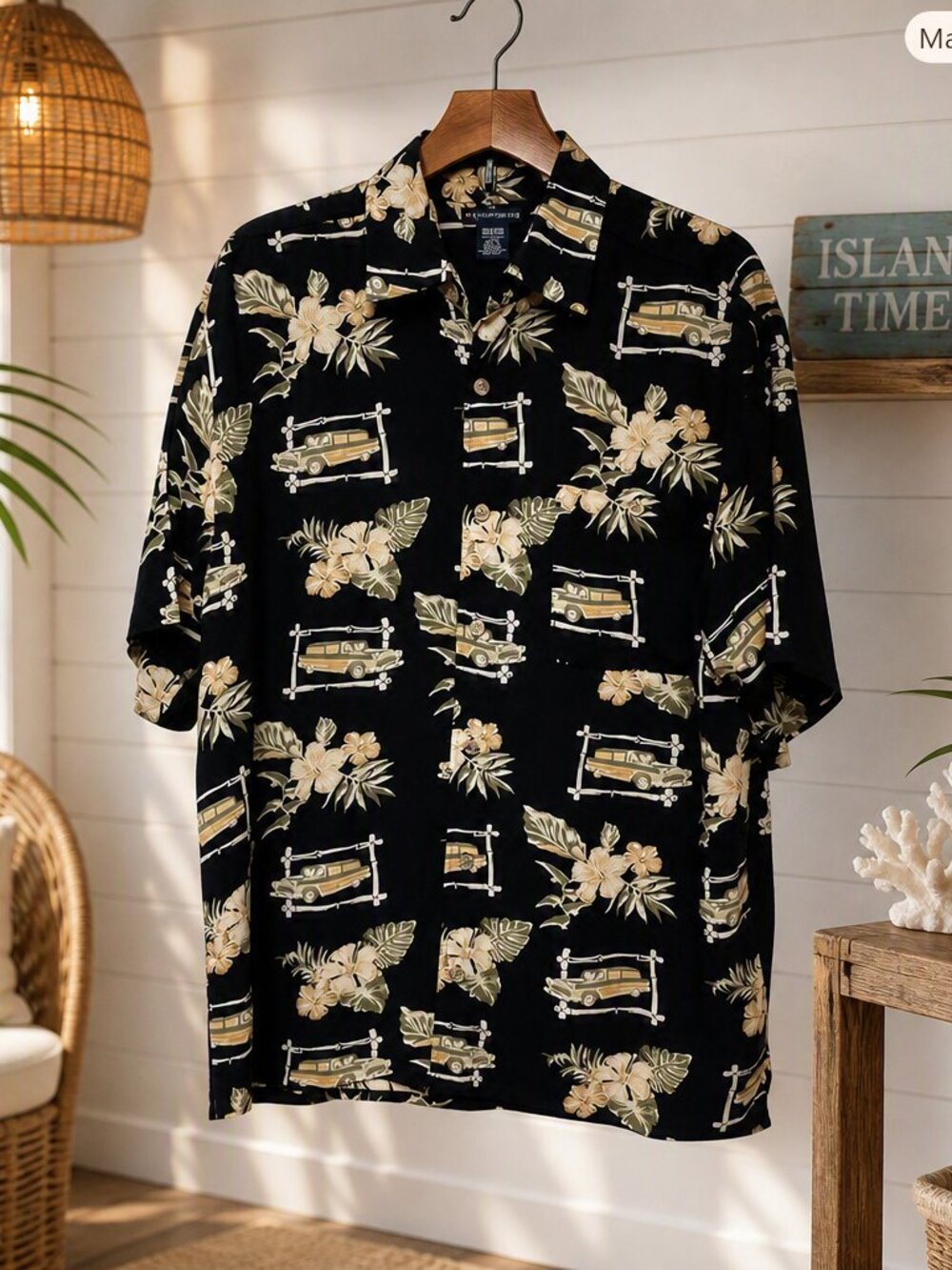 Knightsbridge  Hawaiian Shirt Size Medium